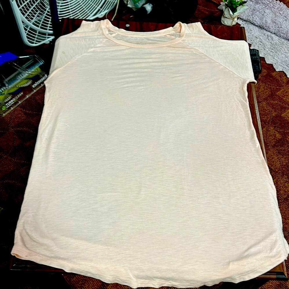 Women’s Large pink just add leggings tshirt